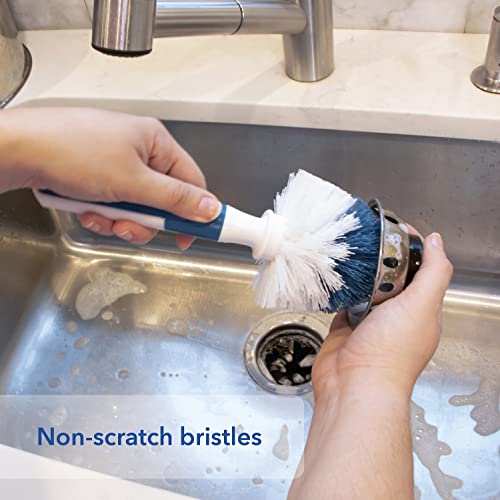 Unger Sink Dish Scrub Brush - Non-Scratch Durable Ergonomic