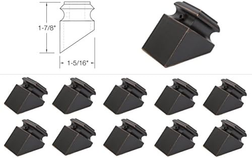 SH904 Iron Baluster Shoes Set of 10 Oil-Rubbed Copper 1