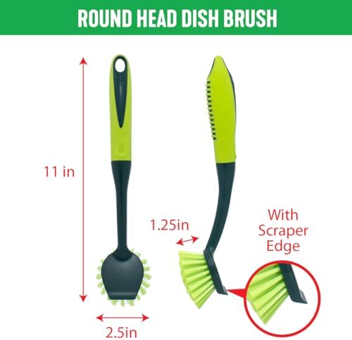 Pine-Sol Scrub Brush Set - 2 Piece Heavy Duty