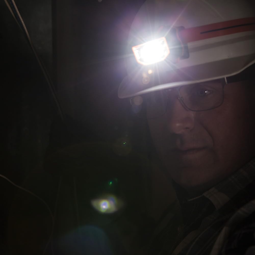Klein Tools 56220 LED Headlamp with 45-Degree Tilt and Anti-Slip Strap