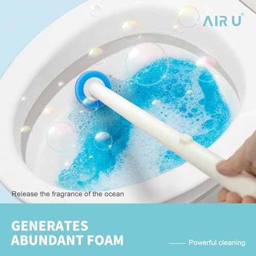 AIR U Toilet Brush Starter Kit with 24 Refills
