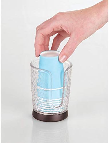 iDesign Rain Cup Dispenser Holder for Bathrooms