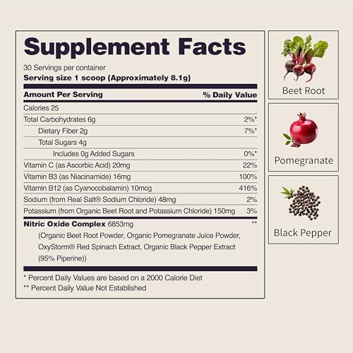 Snap Supplements Heart Beets Organic Beet Root Powder 250g 1