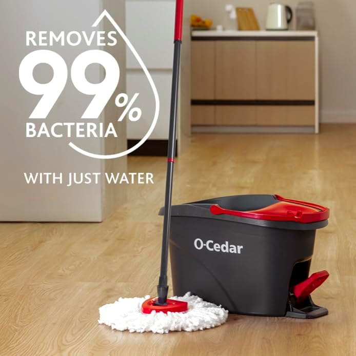 O-Cedar Easywring Microfiber Spin Mop Bucket