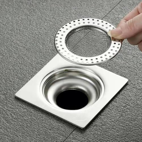 4Every Bathtub Hair Catcher 4PCS Stainless Steel Drain Protector