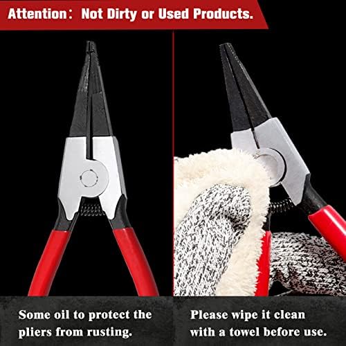Heavy Duty Lock Ring Pliers Set for Automotive Repairs