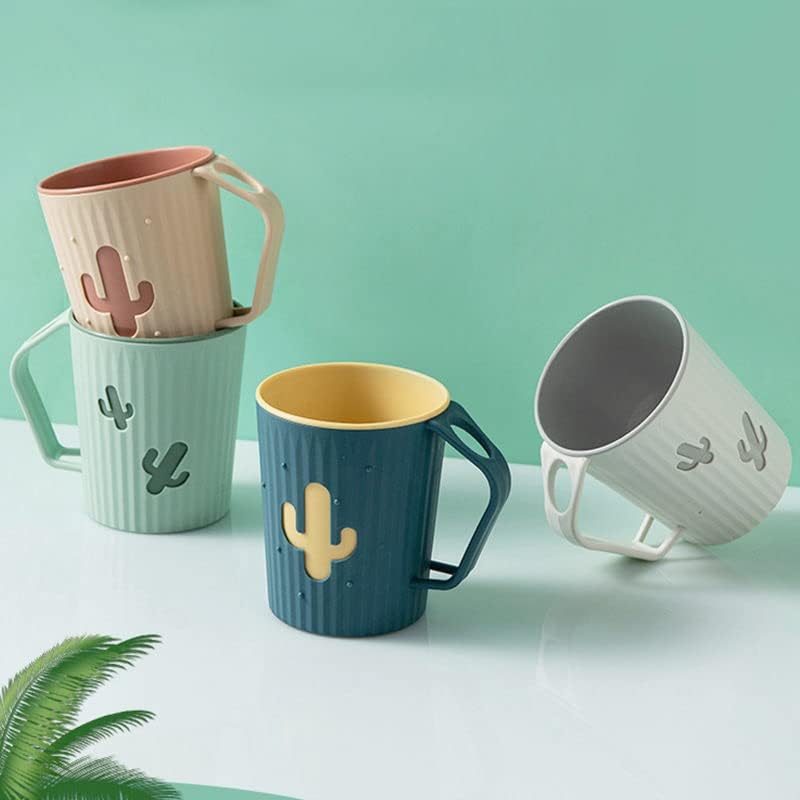 2pcs Childrens Bathroom Mouthwash Cup with Cartoon Design