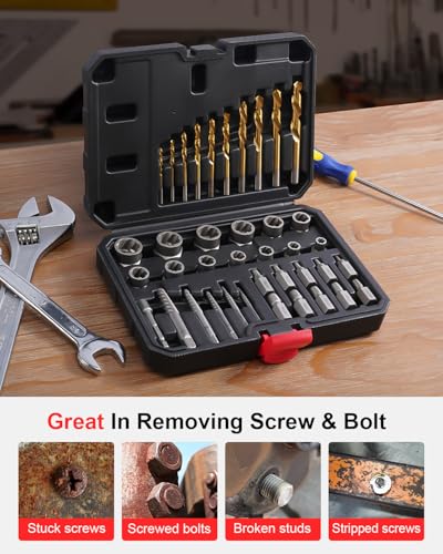 Kolvoii 39 PCS Screw Extractor Set