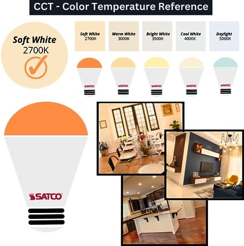 Satco 45W R20 Incandescent Bulb 6 Pack