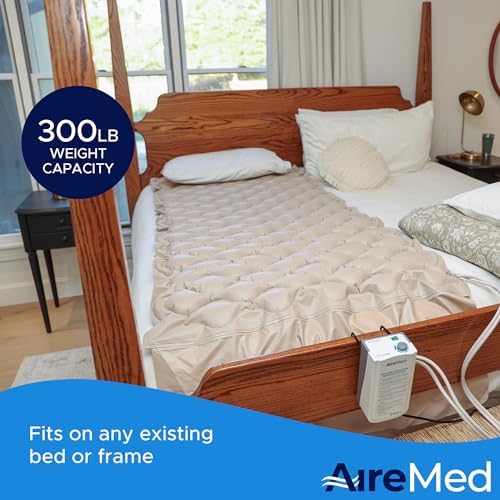 AireMed Alternating Pressure Pump Pad - Quiet Electric - Hospital Twin Size