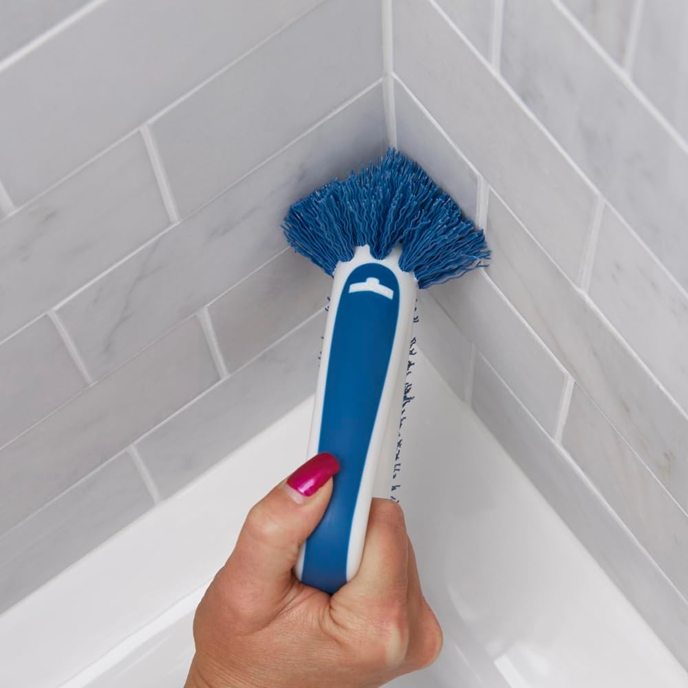 UNGER 2-in-1 Grout Corner Cleaning Brush