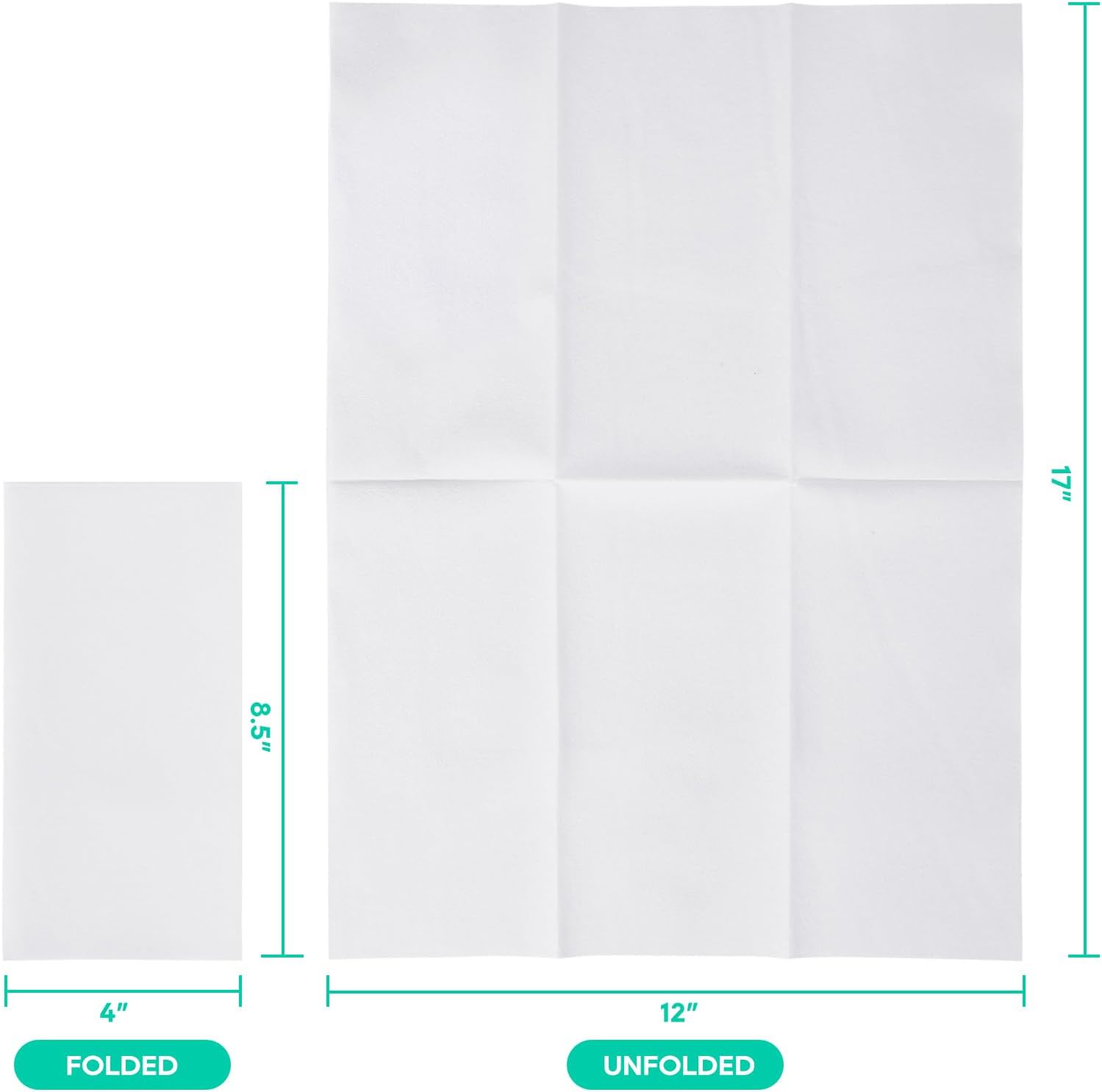 200 Pack Soft Cloth-Like Disposable Hand Towels