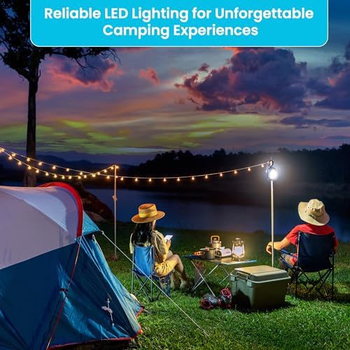 AlltroLite 3-Pack LED Work Light - Portable Magnetic with Rotatable Hook
