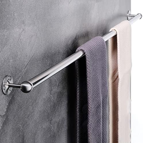 Stainless Steel Towel Bar 90cm 120cm Polished Silver