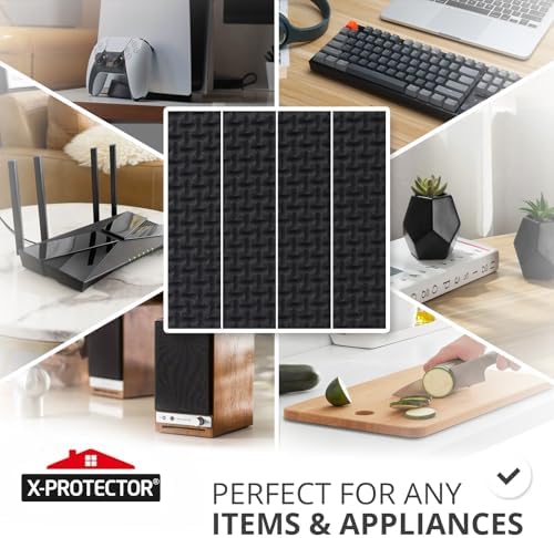 X-Protector Non-Slip Furniture Grips 8 Pcs 15 x 5 1