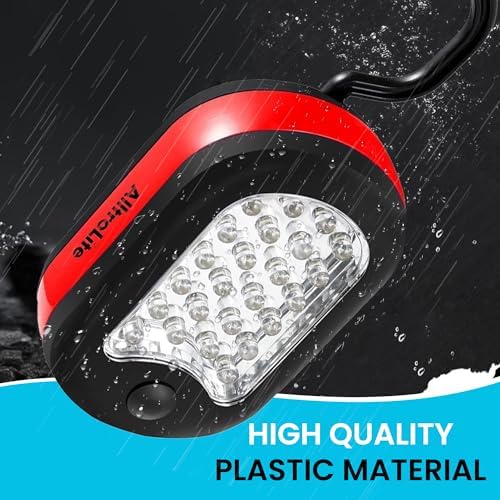 AlltroLite 3-Pack LED Work Light - Portable Magnetic with Rotatable Hook