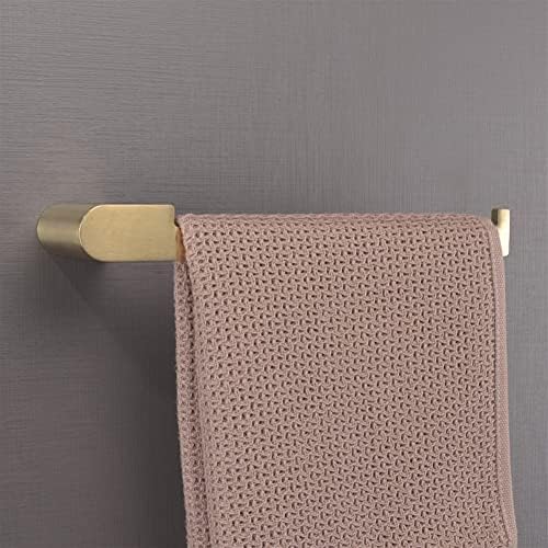 ANNBKA Gold Towel Bar 1 pcs Brushed Stainless Steel Wall Mounted Towel Holder