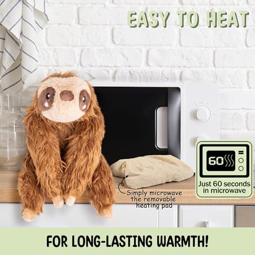 Happy Fuel Sloth Microwavable Heat Pad - 15 lbs Unscented
