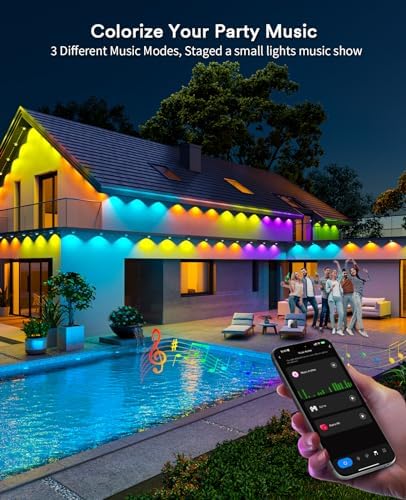 ANGELHALO 100ft Smart String Lights with 72 LEDs 1