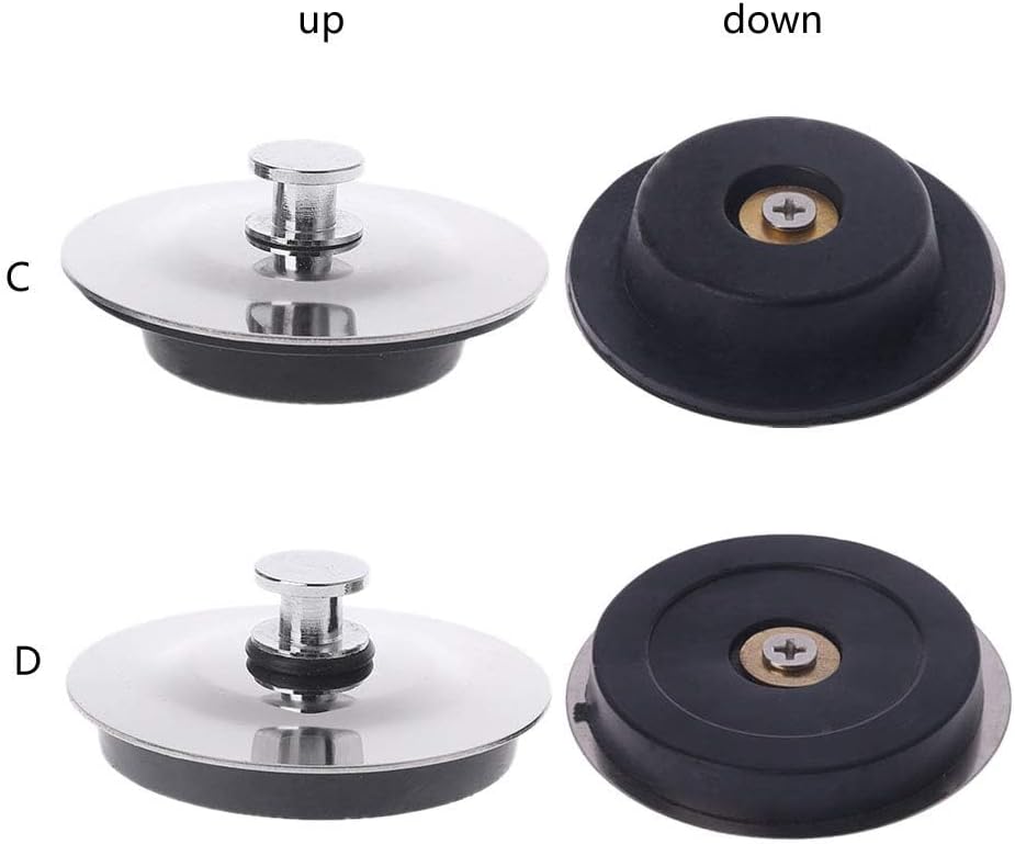 TENYELE Stainless Steel Rubber Drain Plug Water Stopper Tool