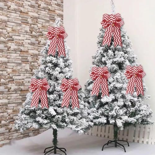 DIY Christmas Bows for Tree Wreath and Gift Wrapping