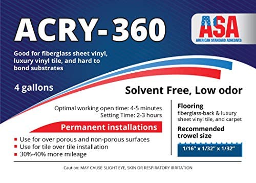 ASA Multipurpose Flooring Adhesive 4 Gallons 1