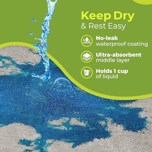PeapodMats Incontinence Pads 15x15 for Chair Bed Use
