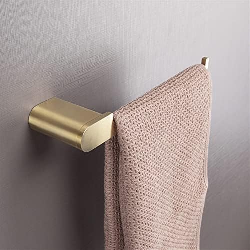 ANNBKA Gold Towel Bar 1 pcs Brushed Stainless Steel Wall Mounted Towel Holder