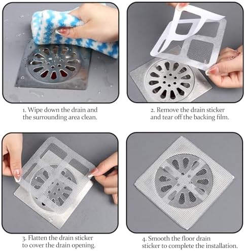 HeartfeltYIre 30pcs Disposable Hair Catcher Screen Sticker