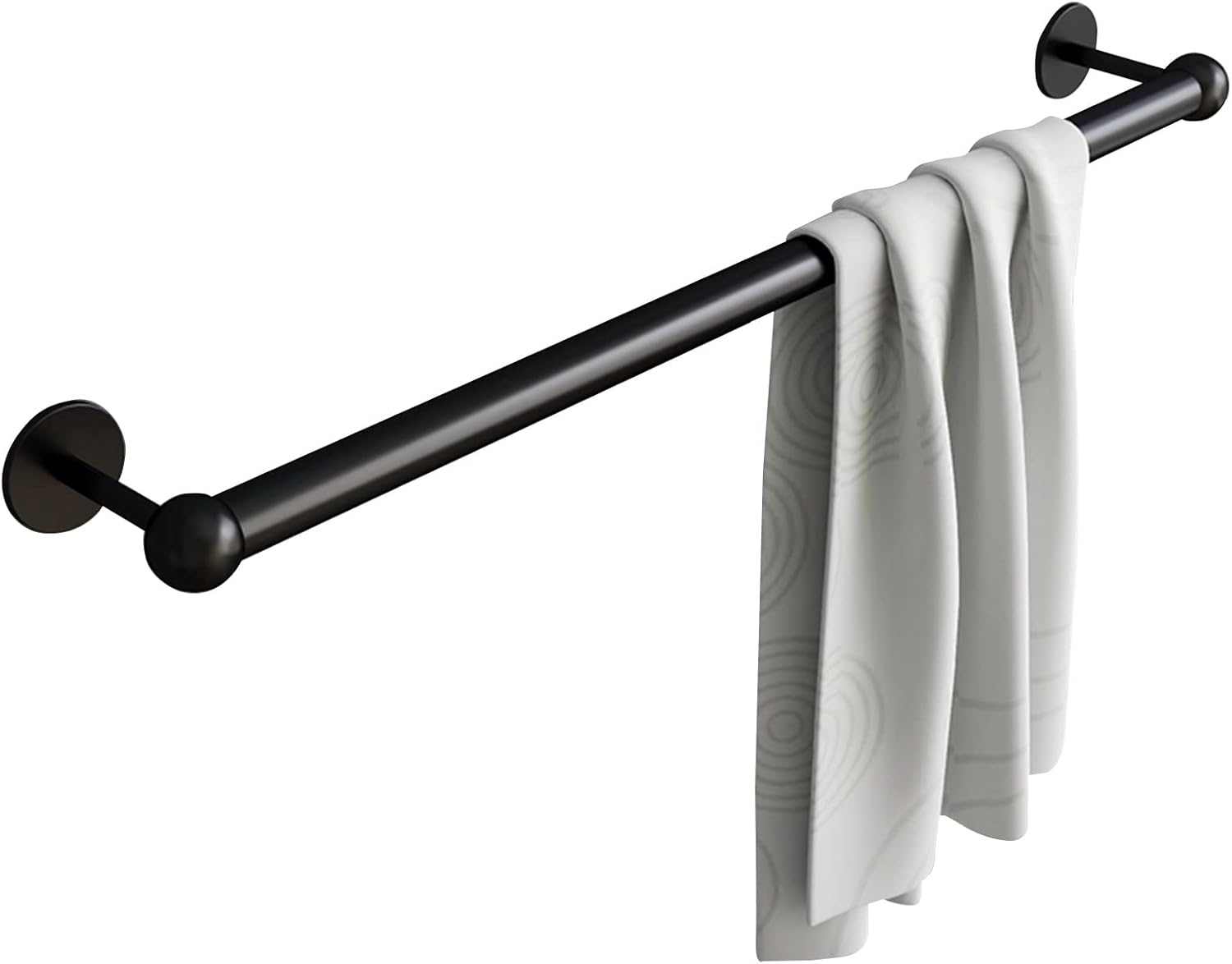 Stainless Steel Matte Black Towel Rail 20cm
