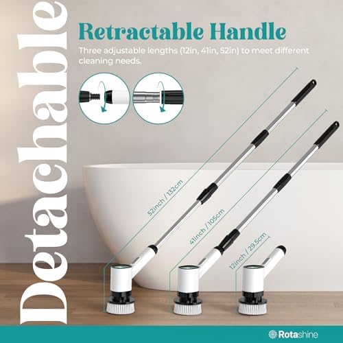RotaShine Electric Spin Scrubber with 7 Heads