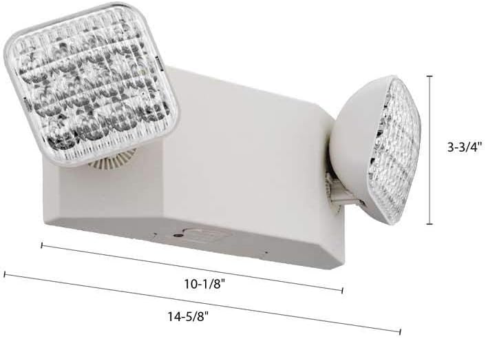 Lithonia Lighting EU2 LED Emergency Light Fixture 2-Light