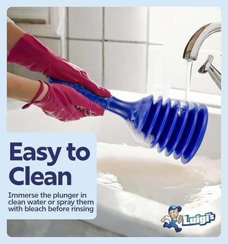 Luigis Sink and Drain Plunger - Small and Powerful