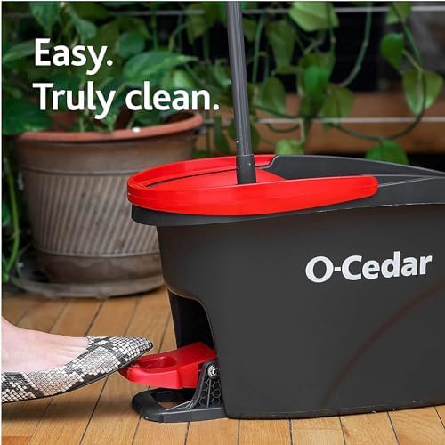 O-Cedar Easywring Microfiber Spin Mop Bucket