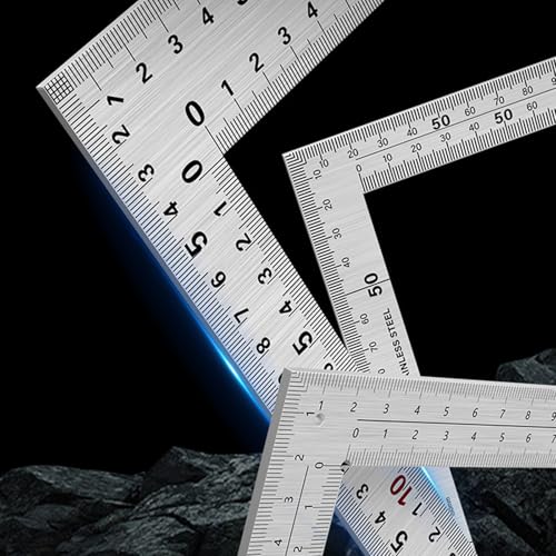 Stainless Steel Framing Square L Shape Ruler for Woodworking and Engineering