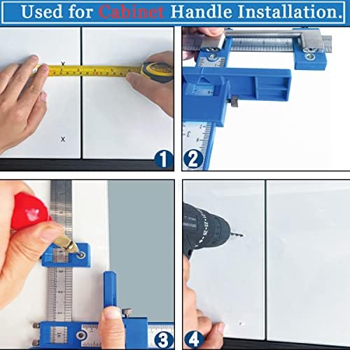 KingCharles Cabinet Handle Jig with Auto Center Punch 1