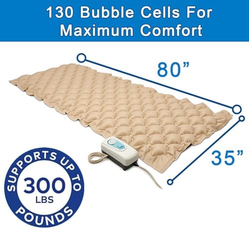 Carex Alternating Air Pressure Mattress Pad with Electric Pump