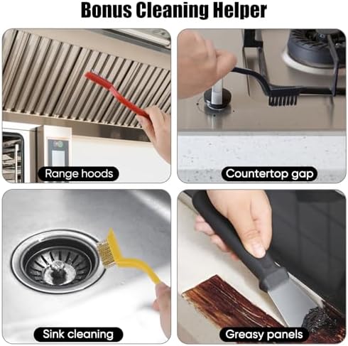 Tedmax 8 Pcs Crevice Cleaning Brush Set 1