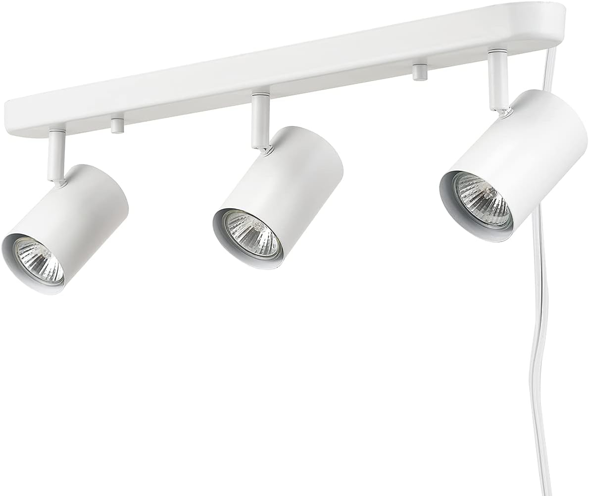 Globe Electric Dale 3-Light Track Lighting with Plug-In Design