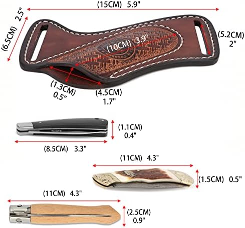 Tourbon Folding Knife Sheath for Belt Pocket 1