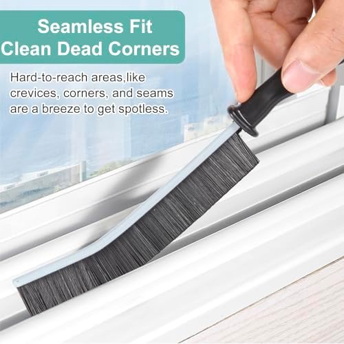 BANSTLE 5pcs Hard Bristled Crevice Cleaning Brush Tool
