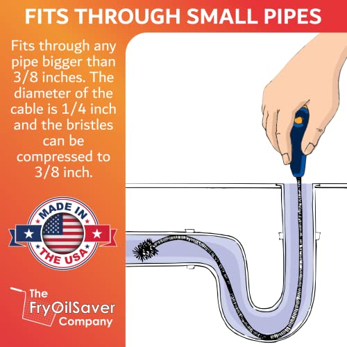 48 Flexible Drain Brush for Sinks AC Lines