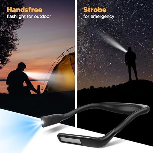 EastPin Neck Reading Light with 2000mAh Rechargeable Battery 1