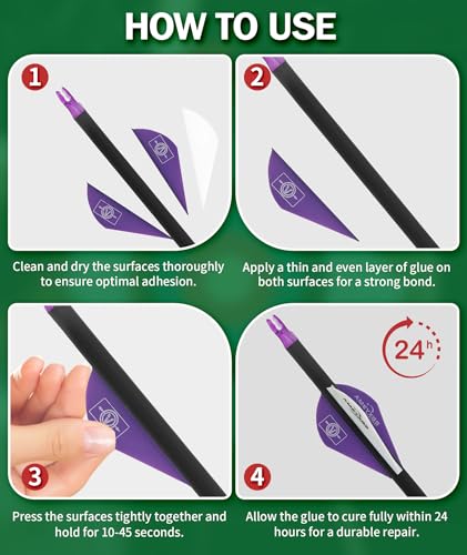 EPN Arrow Fletching Glue 35g Clear Bonding for Arrows