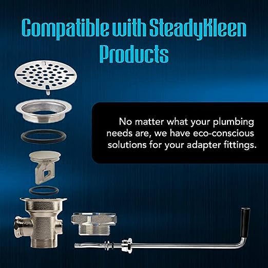 Sink Drain O Ring Replacement 4-Pack for 3 Compartment Sinks