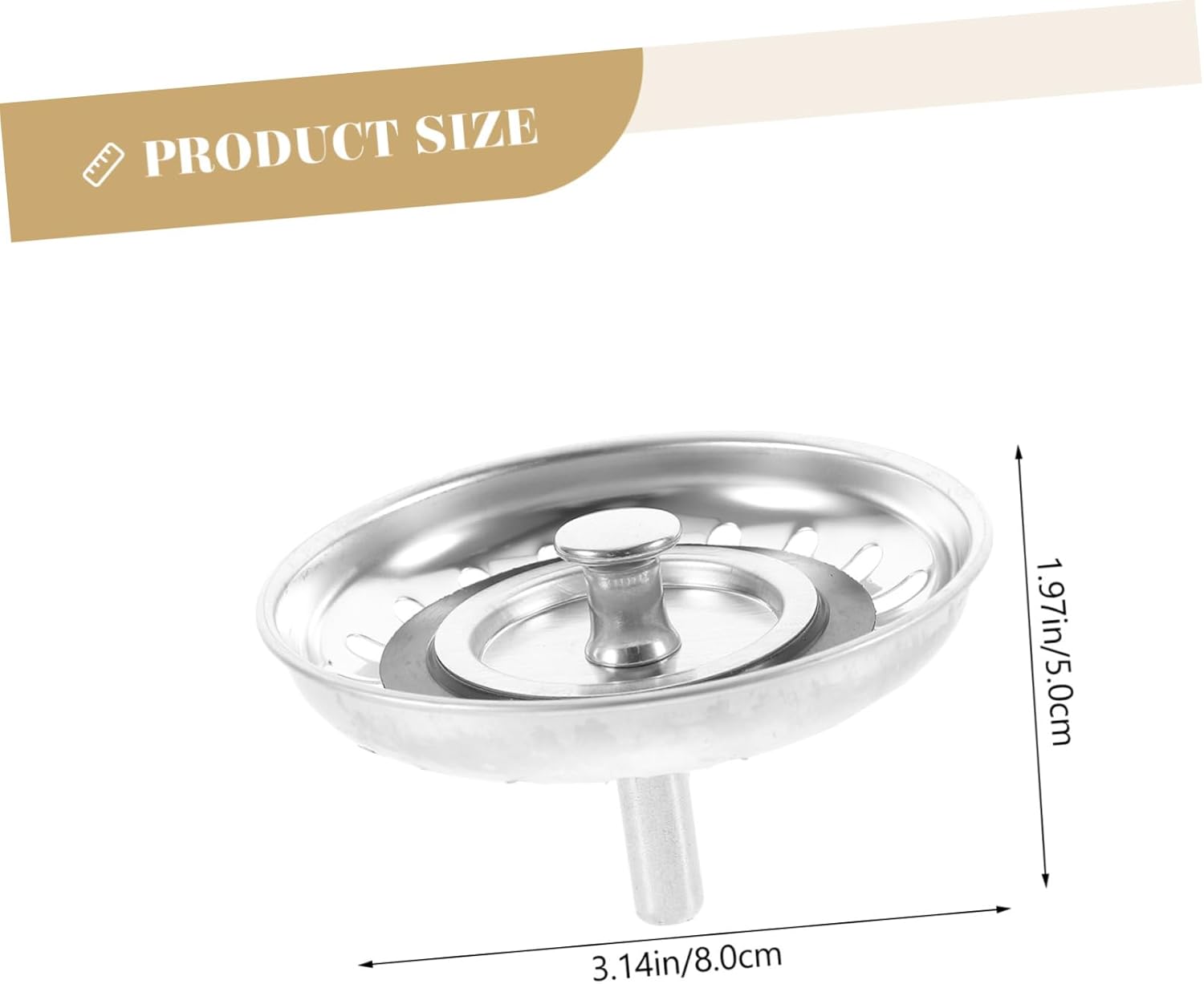 SEWACC Tub Stopper Drain Strainer for Kitchen Bathroom Laundry