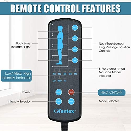 ERGOMASTER Massage Mat with 10 Motors and Heat 1