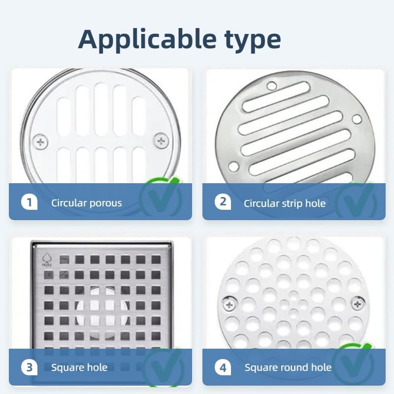 Disposable Shower Hair Catcher - 30 PCS for Drains Sinks