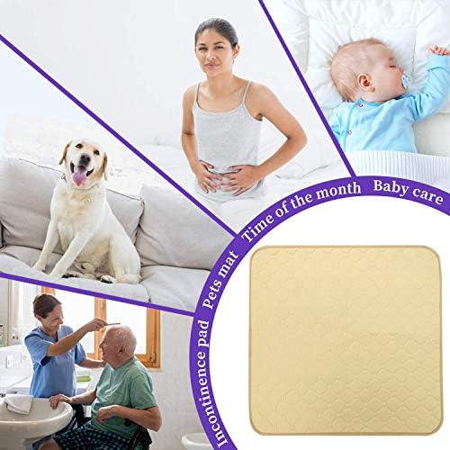 TINGMHUA 4-Layer Non-Slip Incontinence Pad - Set of 2