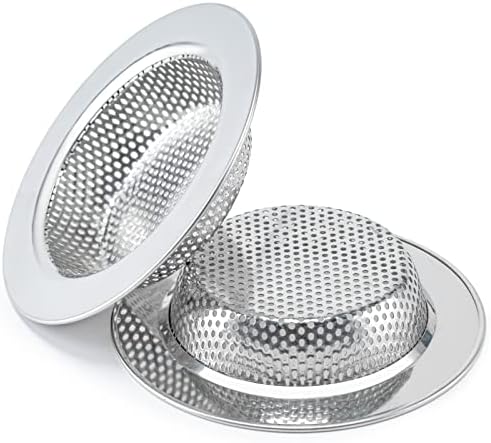Honmein 2 Pcs Sink Strainer for 45 Inch Drain Basket